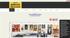 Desktop Screenshot of gallerialarocca.net