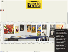 Tablet Screenshot of gallerialarocca.net